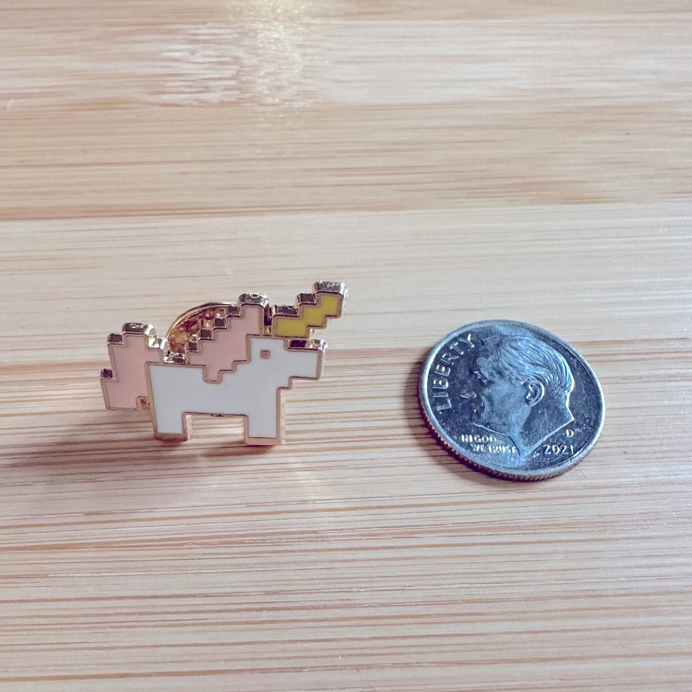 Pixel Unicorn Pin